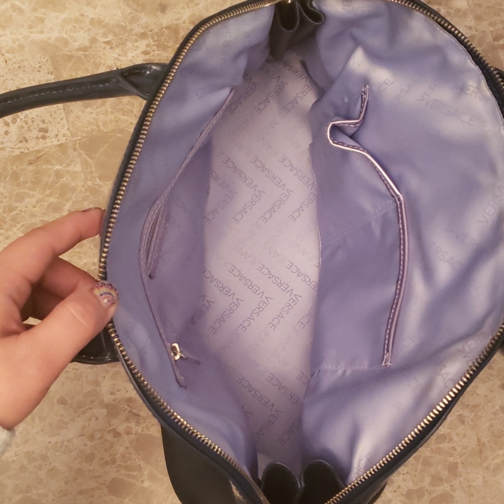 Authentic Versace Blue Handbag - image 3